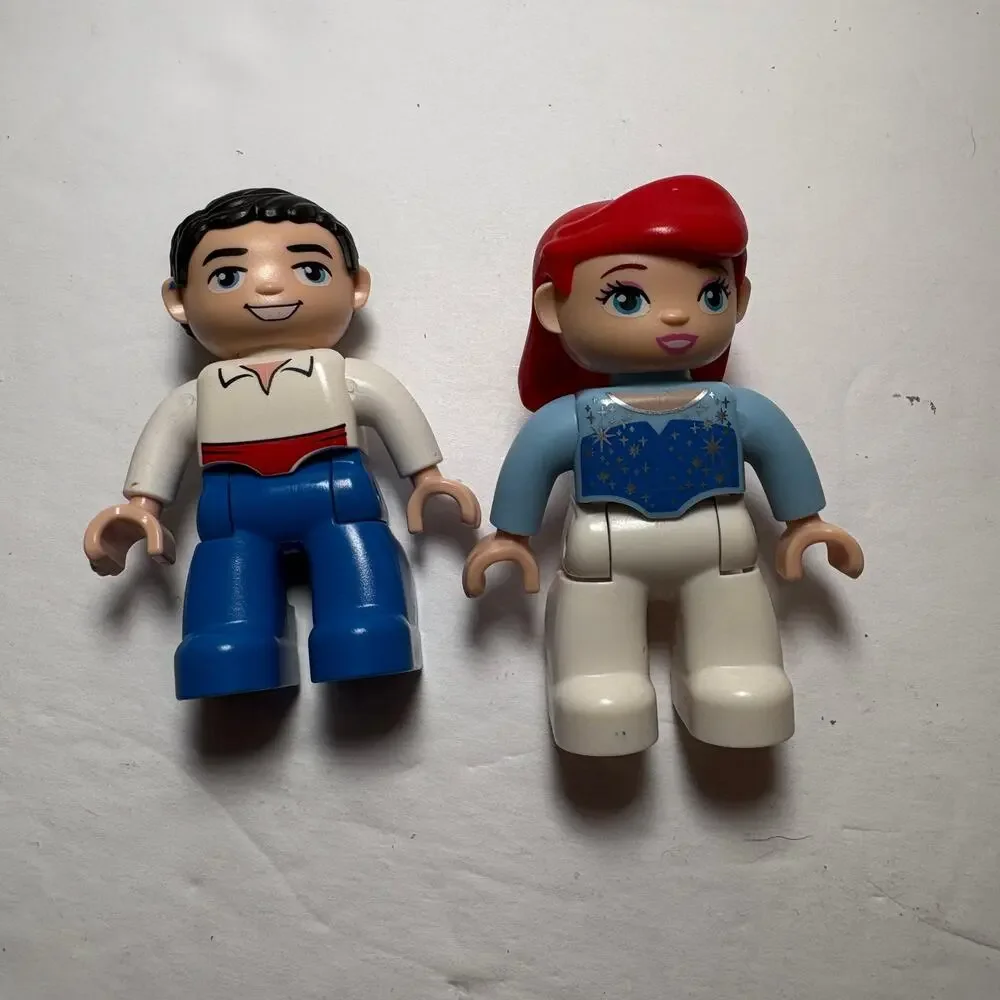 Ariel & Prince Eric Lego Duplo Figures Little Mermaid